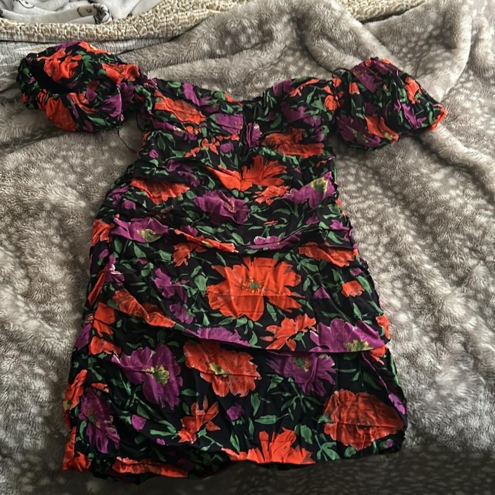 Zara floral dress